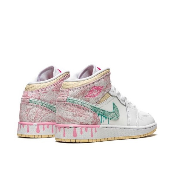 Jordan Air Jordan 1 Mid SE "Ice Cream" Sneakers - Picture 2 of 8